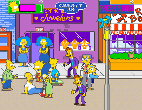 The Simpsons (2 Players World, set 2) Screenshot 1